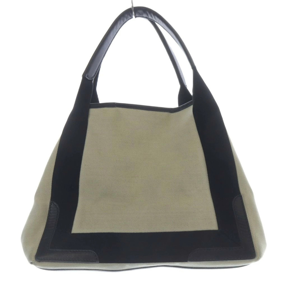 Balenciaga Navy Blue Cabas Tote Bag Handbag Beige Black